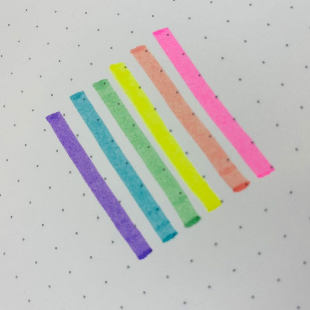 Set de 6 Mini Destacadores Tonos Fluorescentes Modelo de Barquillo con Helado - Imagen 4