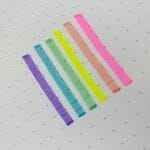 Set de 6 Mini Destacadores Tonos Fluorescentes Modelo de Barquillo con Helado - Imagen 4