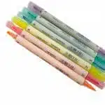 Set de 6 Destacadores Doble Punta Tonos Fluorescentes Twinpen - Imagen 3