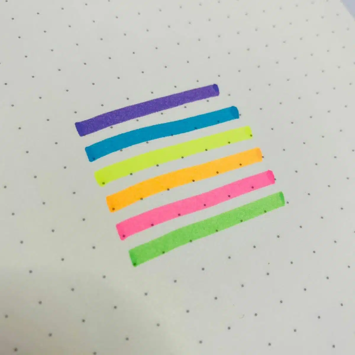 Set de 6 Destacadores Líquidos Tonos Fluorescentes Bestdi - Imagen 4