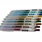 Set de 9 Lápices Tinta Gel de Colores Retráctiles 0.5mm Morandi Mori - Imagen 2