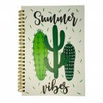 Cuaderno 80 Hojas de Puntos Diseño de Cactus