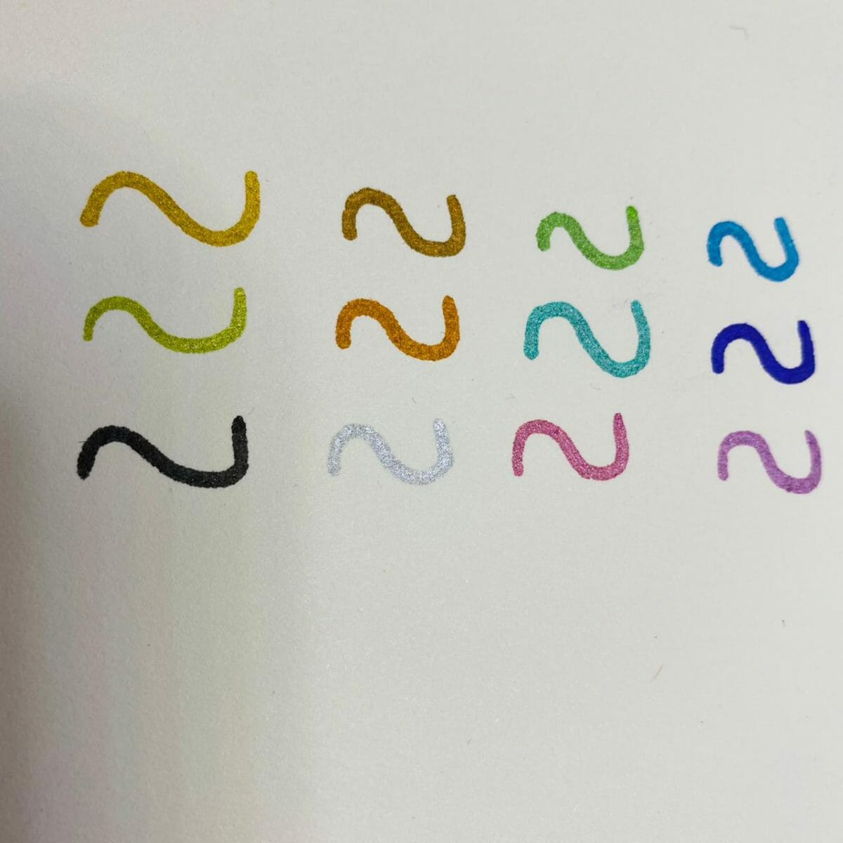 7382818124806_4 Set de 12 Marcadores Acrílicos a Base de Agua Tonos Metálicos Bestdi - Imagen 4