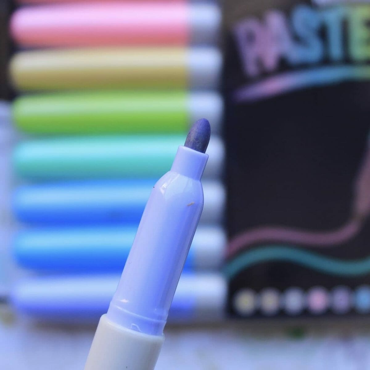 Set de 8 Marcadores Permanentes Tonos Pasteles Torre - Imagen 2