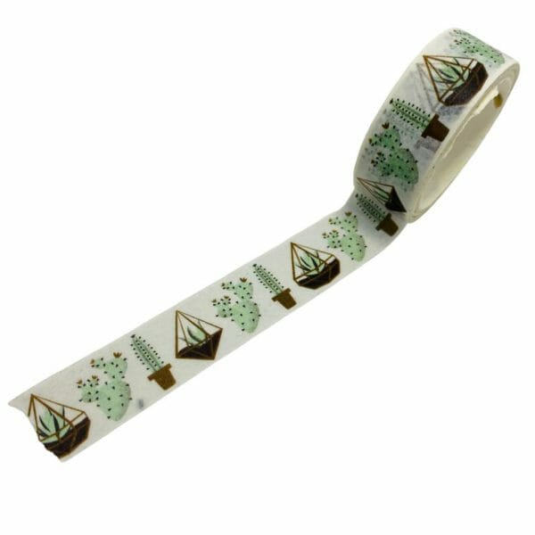 Cinta Washi Tape Diseño de Cactus