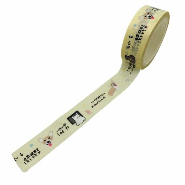 Cinta Washi Tape Diseño de Perrito
