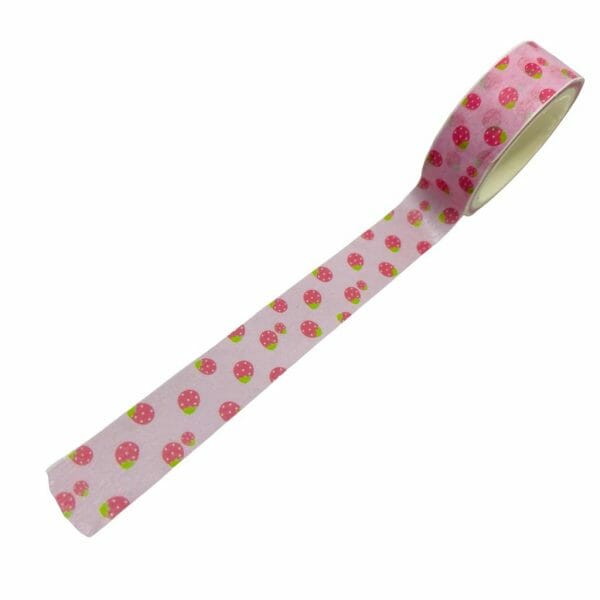 Cinta Washi Tape Diseño de Frutillas