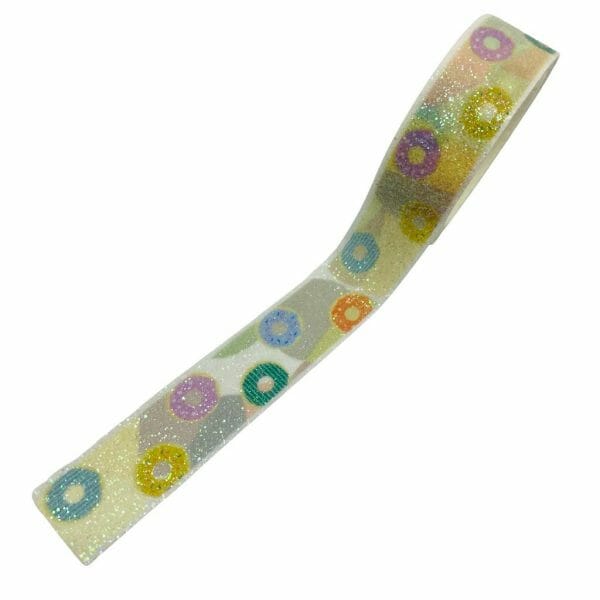 Cinta Washi Tape Escarchado Diseño de Donuts