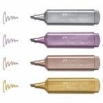 Set de 4 Destacadores Metálicos Faber-Castell - Imagen 2