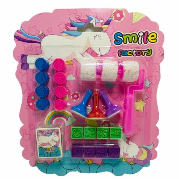 Set de 22 Timbres + Tinta Variadas Formas y Diseños Smile Factory