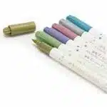 Set de 6 Marcadores Punta Pincel Metálicos Faber-Castell - Imagen 2