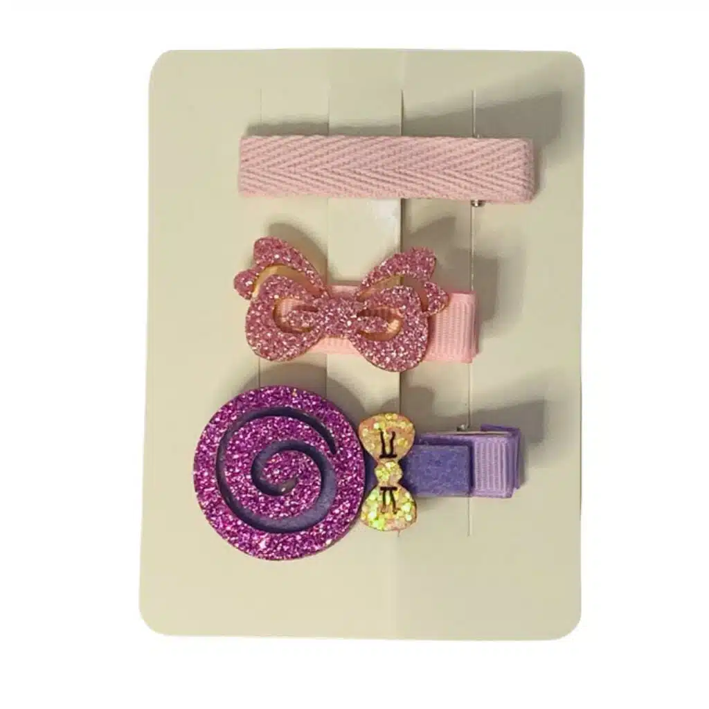 Set de 3 Pinches Variados Diseños - Imagen 2