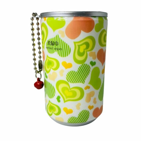 Toallitas Húmedas en Lata Diseño de Corazones