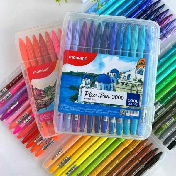 Set de 48 Lápices Tiralíneas Plus Pen 3000 Monami