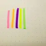 Set de 5 Mini Destacadores Forma de Pulpito Tonos Fluorescentes - Imagen 4