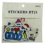 Set de 40 Stickers Personajes Colección BT21