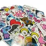 Set de 40 Stickers Personajes Colección BT21 - Imagen 2