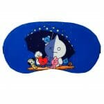 Antifaz para Dormir de Tela Diseño de Personajes BT21 Azul