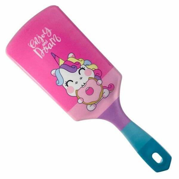 Cepillo de Cabello Diseño de Unicornio Donuts