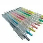 Set de 9 Lápices Tinta Gel de Colores Retráctiles 0.5mm Morandi Lavanda - Imagen 2