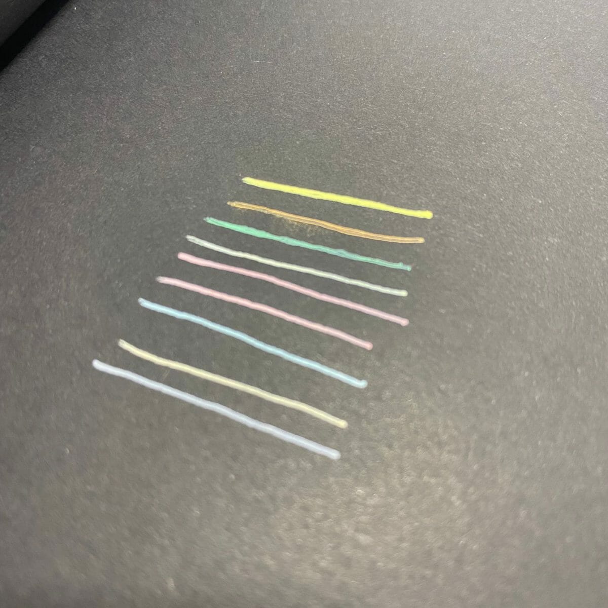 Set de 9 Lápices Tinta Gel de Colores Retráctiles 0.5mm Morandi Lavanda - Imagen 3