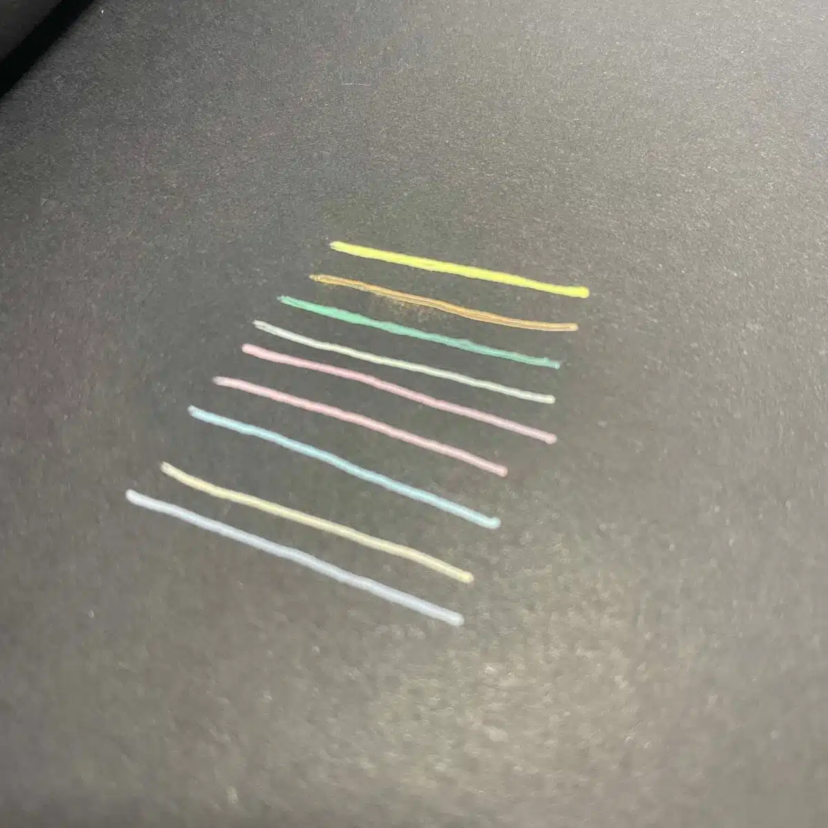 Set de 9 Lápices Tinta Gel de Colores Retráctiles 0.5mm Morandi Lavanda - Imagen 3