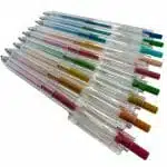 Set de 9 Lápices Tinta Gel de Colores Retráctiles 0.5mm Morandi Retro - Imagen 2