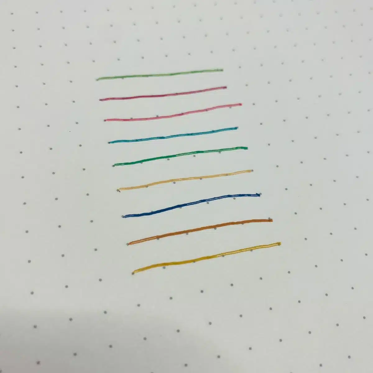 Set de 9 Lápices Tinta Gel de Colores Retráctiles 0.5mm Morandi Retro - Imagen 4