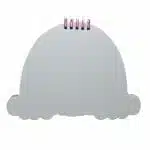 Libreta 50 Hojas Lisas Forma de Arcoíris Diseño de Gatito Unicornio - Imagen 2