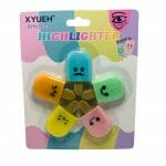 Set de 5 Mini Destacadores Paletas de Helado Kawaii Tonos Pasteles