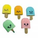 Set de 5 Mini Destacadores Paletas de Helado Kawaii Tonos Pasteles - Imagen 3