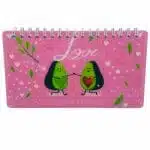Planner 50 Hojas Semanal Diseño de Palta Love
