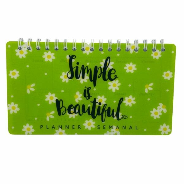 Planner 50 Hojas Semanal Diseño de Flor