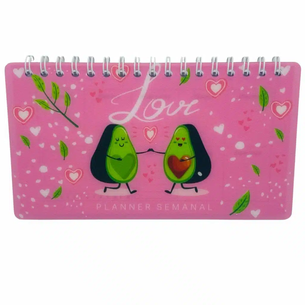 7382818125285 Planner 50 Hojas Semanal Diseño de Palta Love - Imagen 1