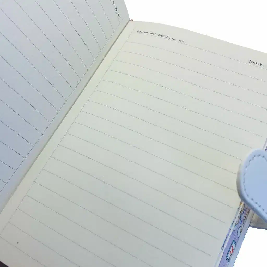 Libreta de 120 Hojas en Línea Horizontal Diseño de Gatito - Imagen 4