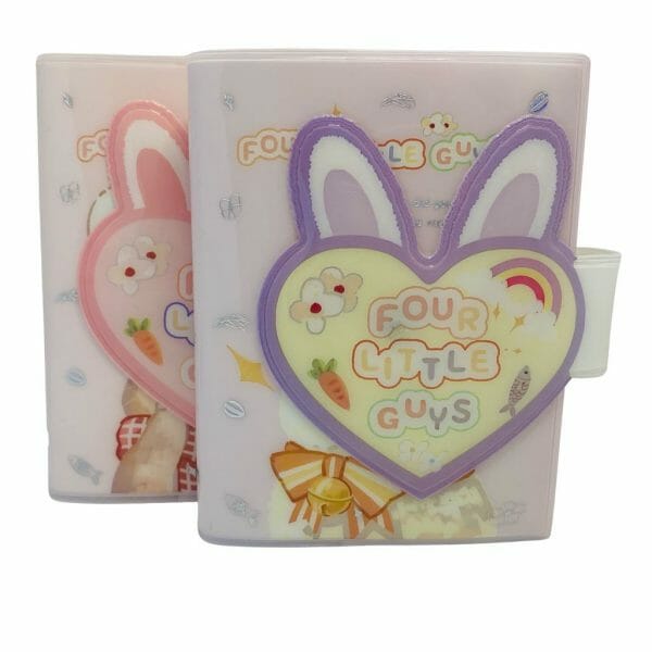 Mini Libreta 128 Hojas con Distintos Diseños Modelo de Conejito (Elige Color)