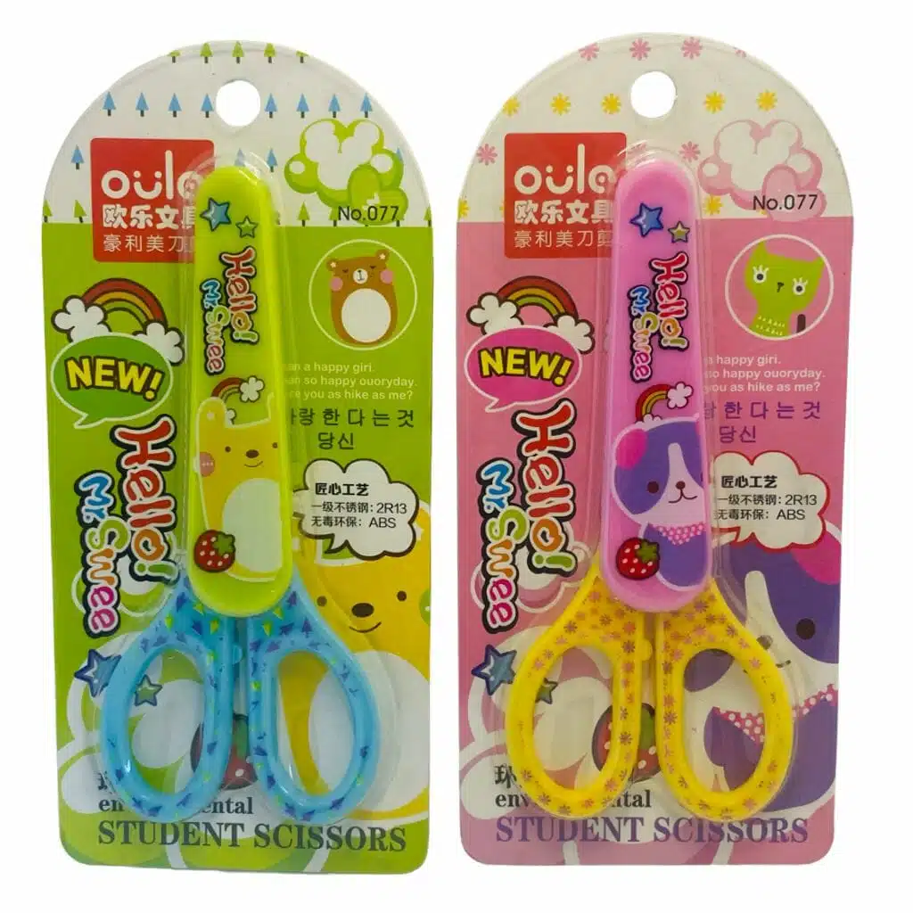 Tijera Punta Roma Diseño Hello! Mr. Swee (Elige Color) - Imagen 2