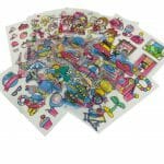 Set de 10 Cintas Washi Tape Transparentes + 10 Laminas de Stickers Diseño Kawaii - Imagen 4