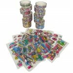 Set de 10 Cintas Washi Tape Transparentes + 10 Laminas de Stickers Diseño Kawaii - Imagen 5