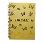 Cuaderno 80 Hojas en Línea Horizontal Diseño Dream Mariposa