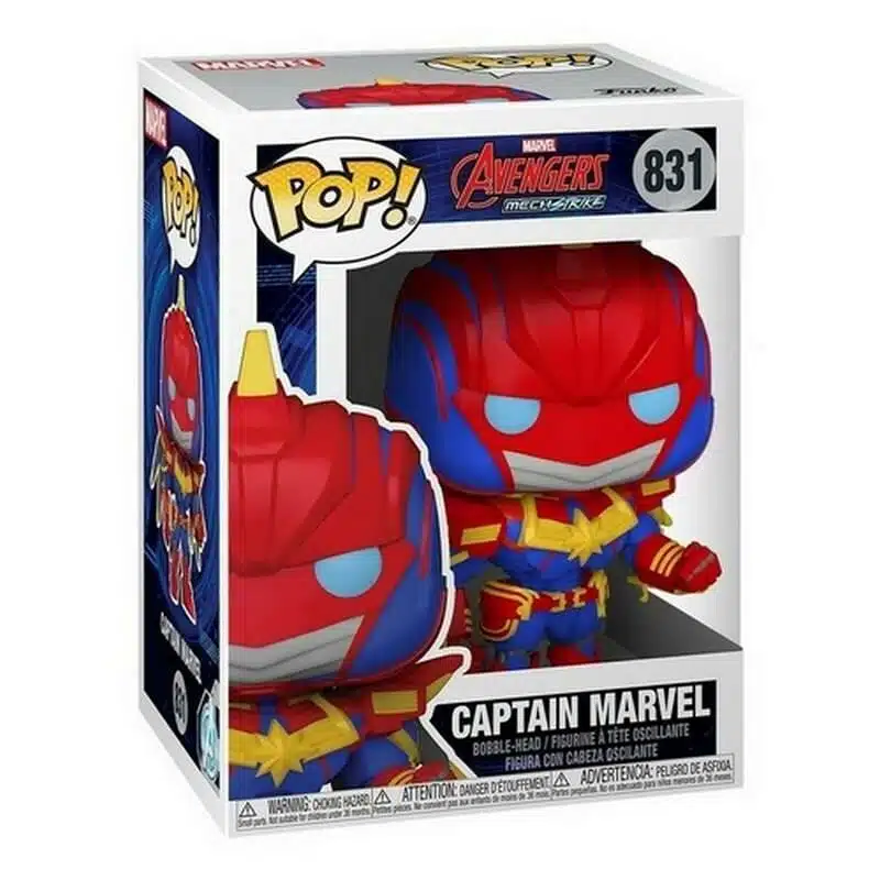 Funko Pop! Marvel - Captain Marvel / Avengers Mech Strike - Imagen 2