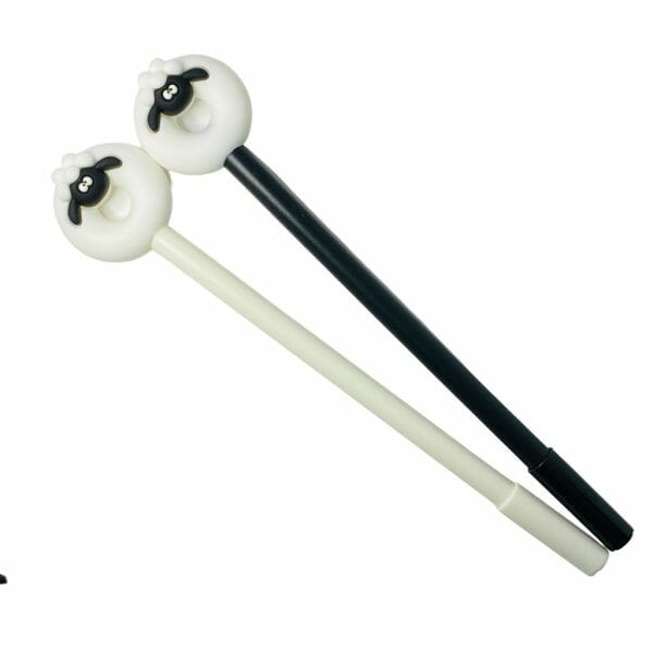 Lápiz Tinta Gel Negro Modelo de Ovejita (Elige Color)