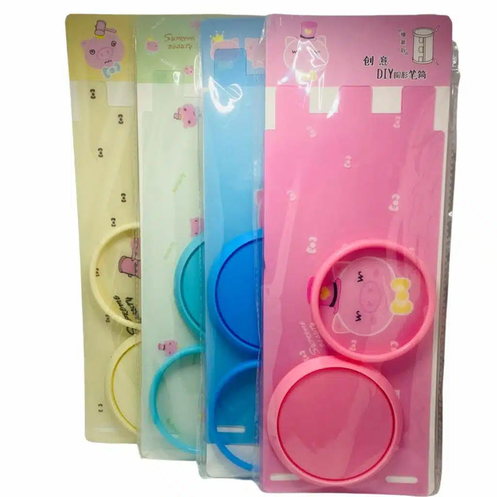 Portalápices de Mica Armable Modelo de Cerdito (Elige Color) - Imagen 3