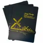 Libreta 38 Hojas Negras Lisas Journey Drowing (Elige Diseño)