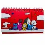 Planner Semanal 60 Hojas + Check List 60 Hojas Colección BT21 Diseño Rojo - Imagen 3