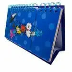 Planner Semanal 60 Hojas + Check List 60 Hojas Colección BT21 Diseño Azul