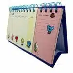 Planner Semanal 60 Hojas + Check List 60 Hojas Colección BT21 Diseño Azul - Imagen 2