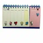 Planner Semanal 60 Hojas + Check List 60 Hojas Colección BT21 Diseño Azul - Imagen 4