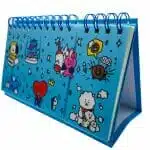 Planner Semanal 60 Hojas + Check List 60 Hojas Colección BT21 Diseño Celeste