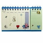 Planner Semanal 60 Hojas + Check List 60 Hojas Colección BT21 Diseño Celeste - Imagen 4